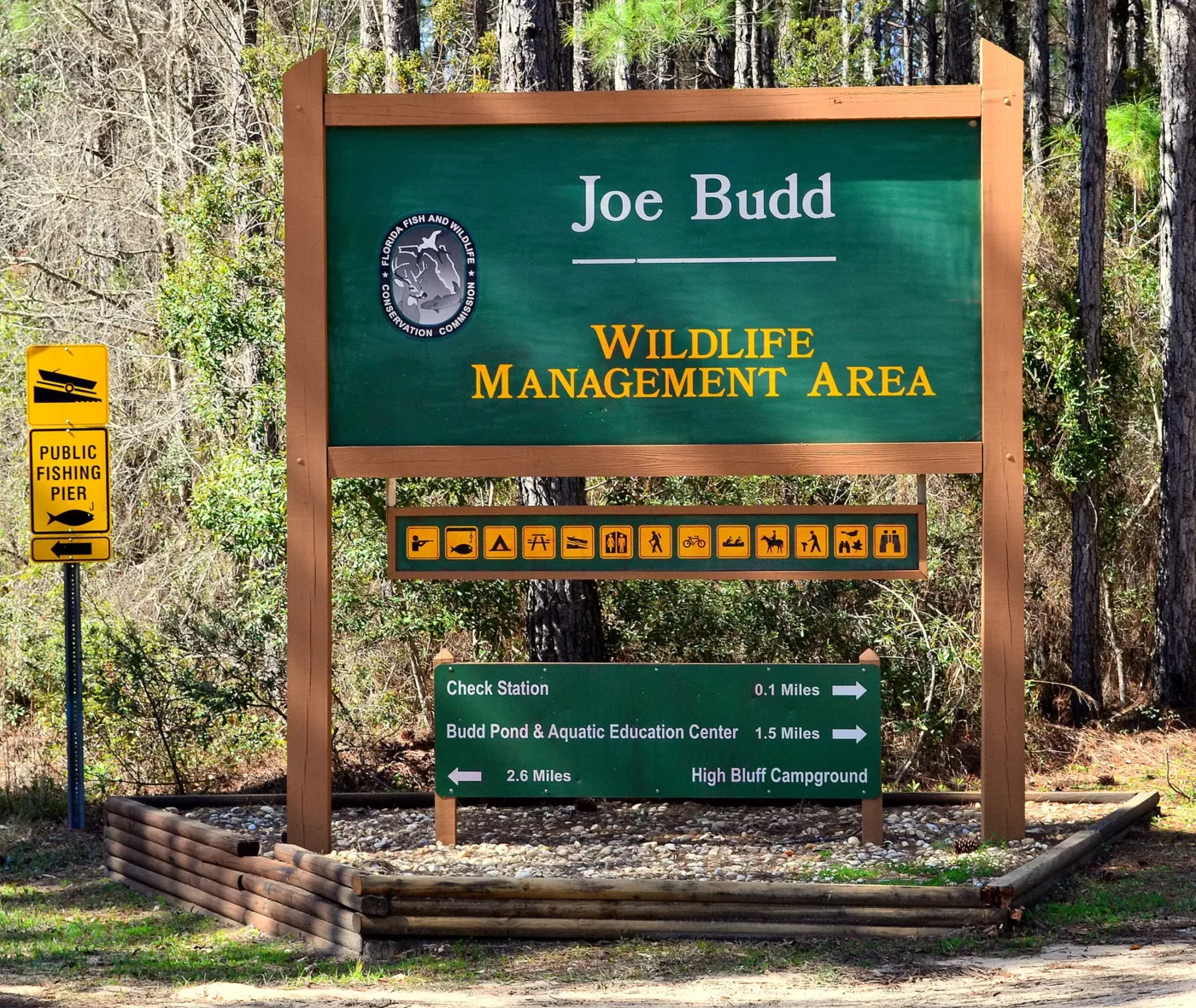 Joe Budd WMA sign.
