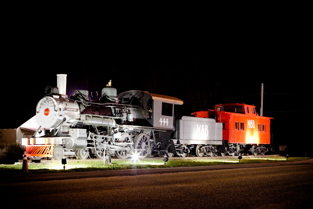 Image of M&B train depot.